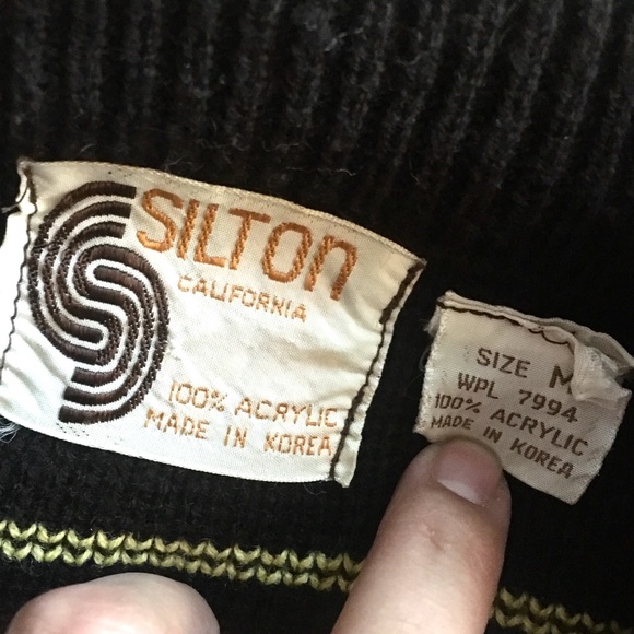 SILTON Winter Patterned Thick SWEATER Pullover TOP - Picture 5 of 5